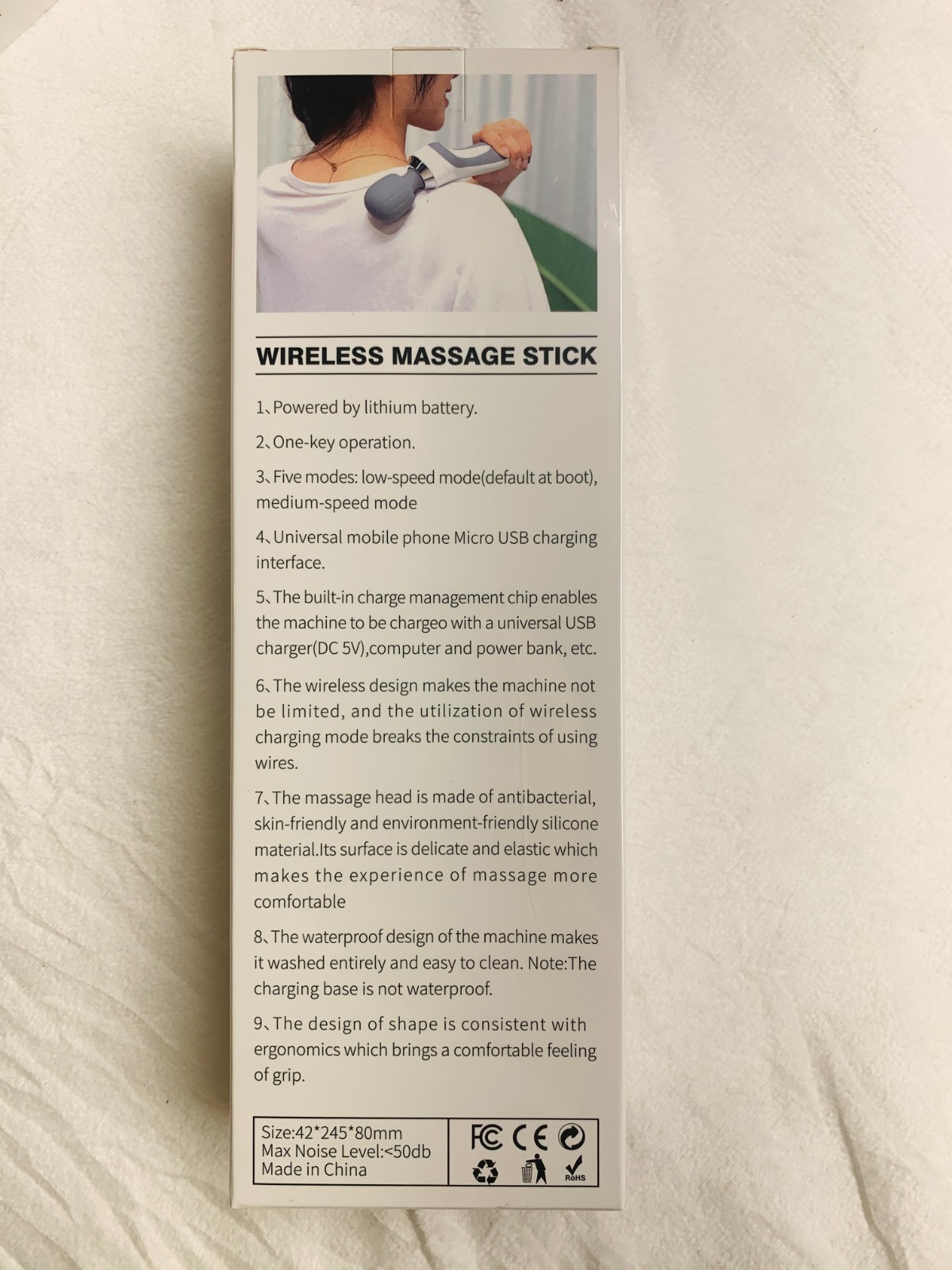 Wireless Personal Body Massage Stick #0809A