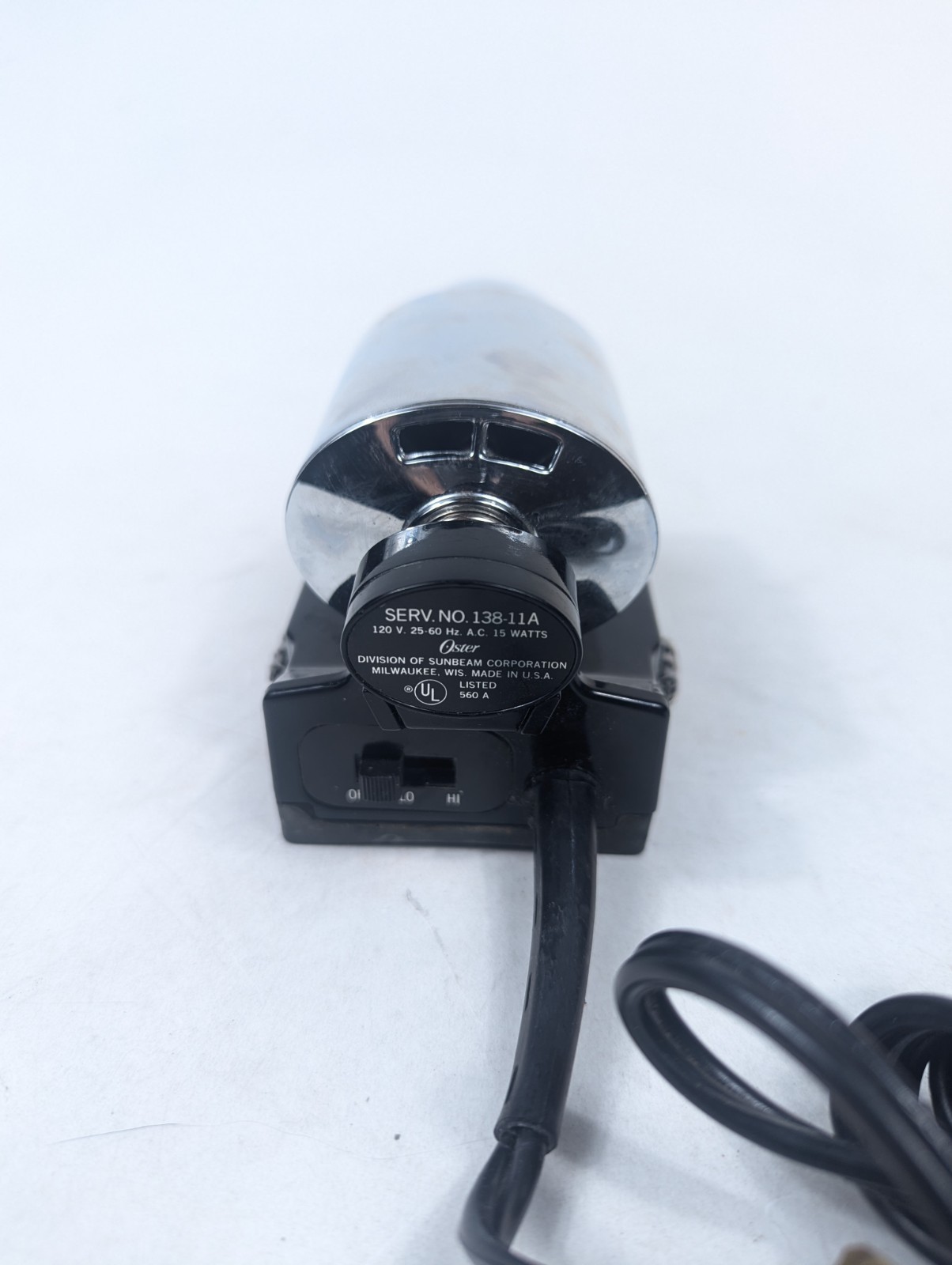 Oster Imperial 2-Speed Vibrating Handheld Electric Massager 138-11A Made in USA