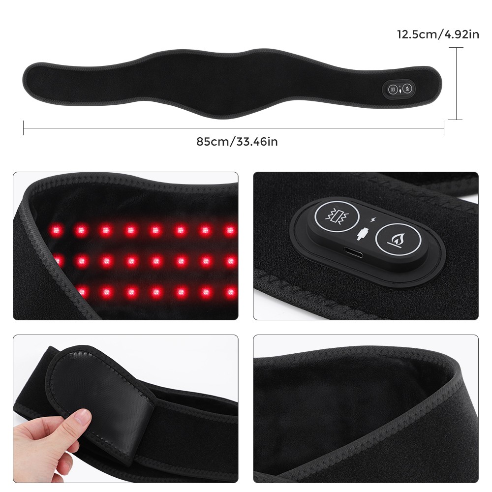 4-in-1 Neck Massager- Portable Neck /Shoulder /Back /Leg Relaxer w/Heat Function