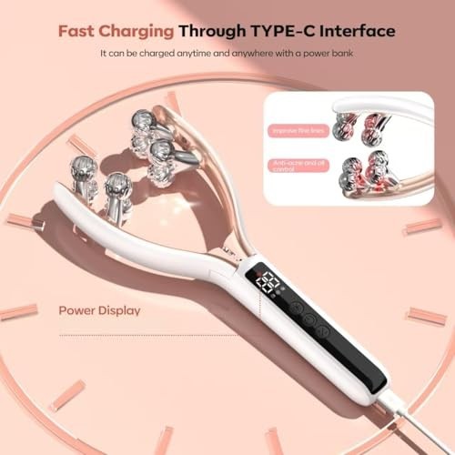 Facial Massager Face & Neck Roller for Women Rechargeable Skin Care