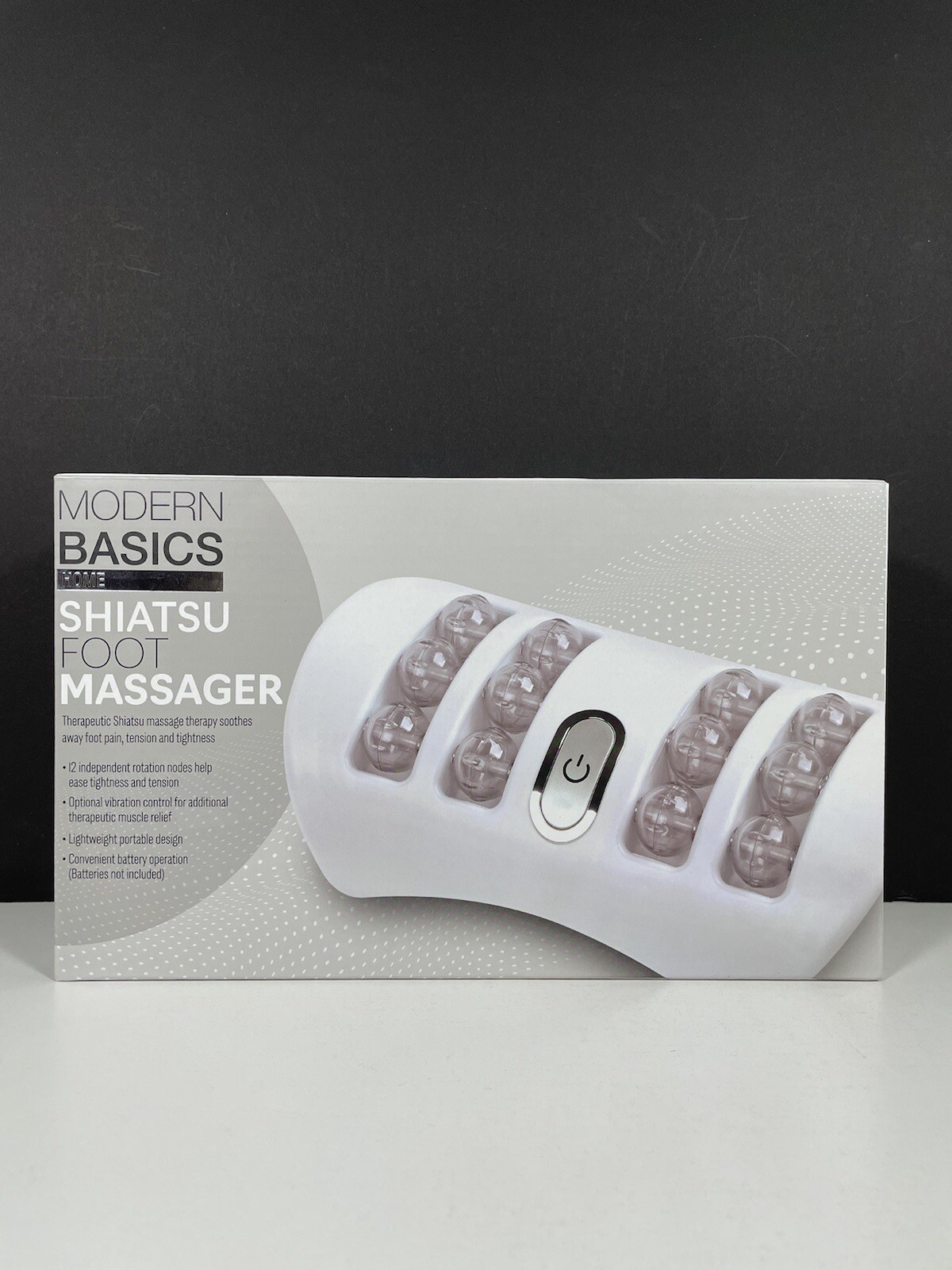 Shiatsu Foot Massager White Modern Basics Home Berkshire Brand New