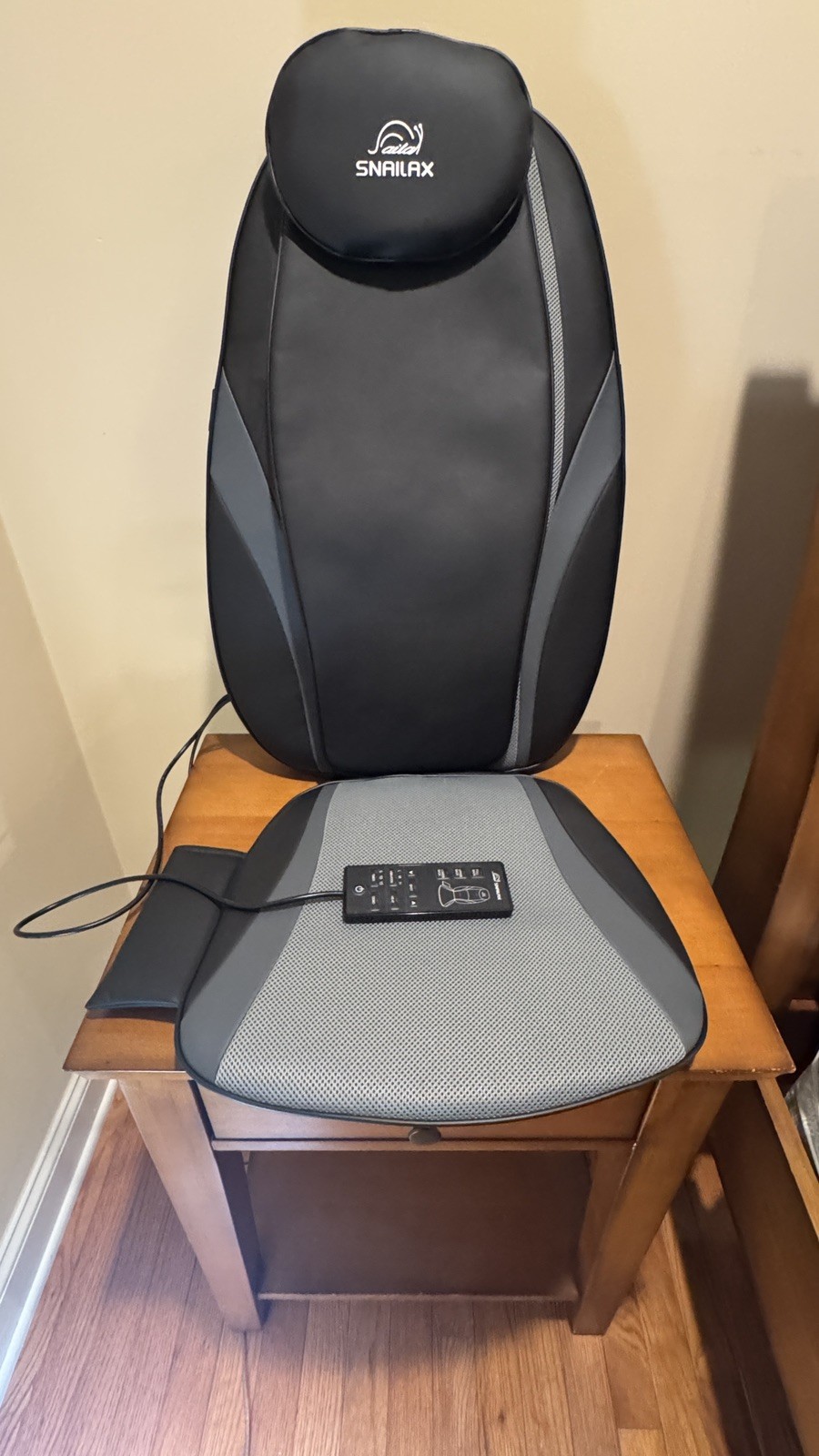 Snailax Shiatsu Back Massager with Heat, Massage Chair Pad Massage Seat Cushion