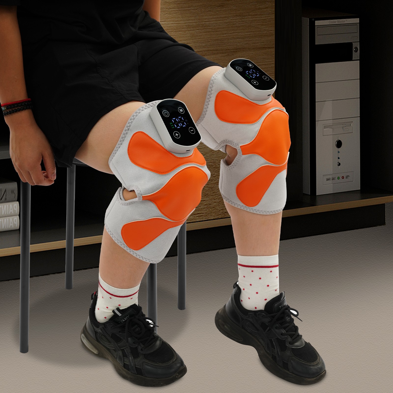 Massage Knee Pads Knee Massager Heating and Vibrating Knee Massager USA