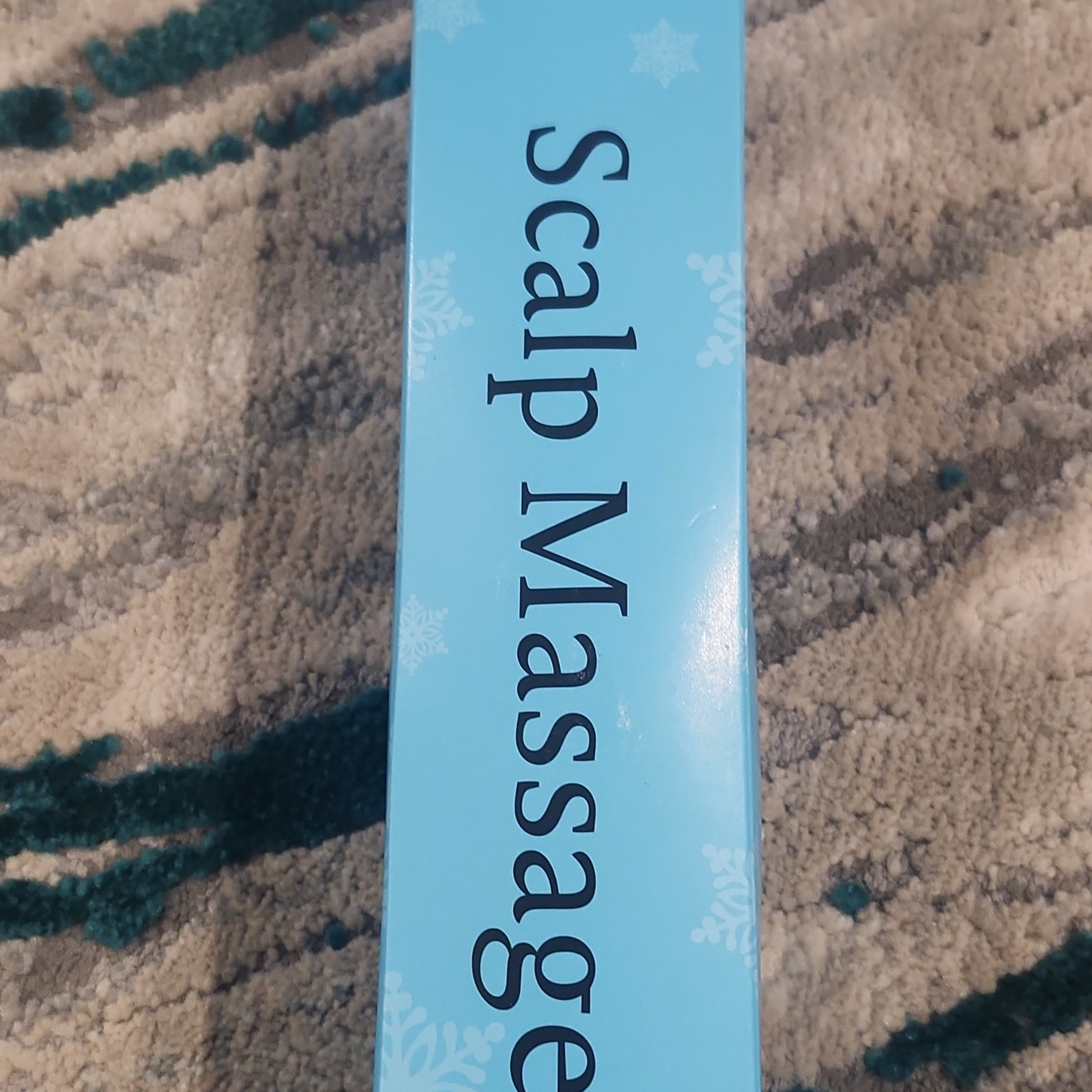 Wal Mart Head & Scalp Massager Manual Handheld Lightweight Blue Pain Relief