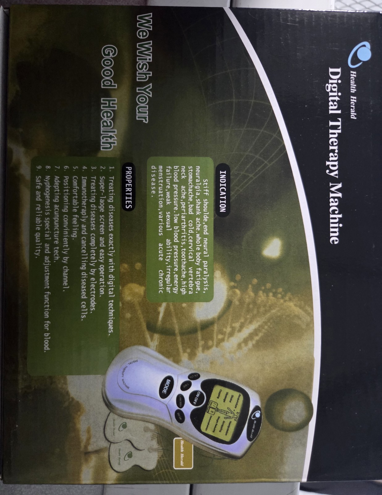 HEALTH HERALD DIGITAL THERAPY MACHINE ST-688 New in Box
