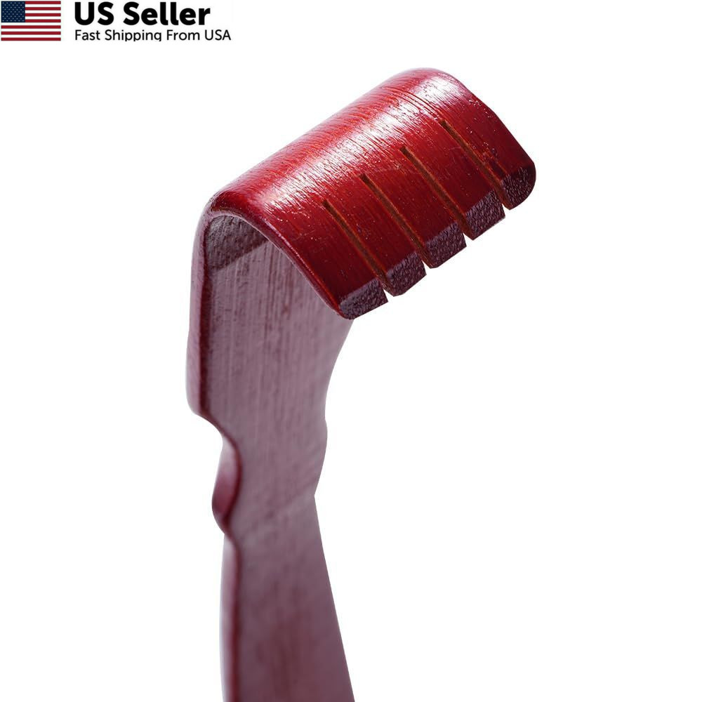 ITCHY-BAN Bamboo Back Scratcher: 17» Extended Curved Handle for Better Brown