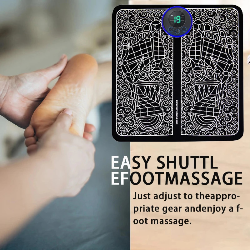 Foot Massage Pad Electric Sole Massage Tool USB Charging Convenient Fast Suitabl