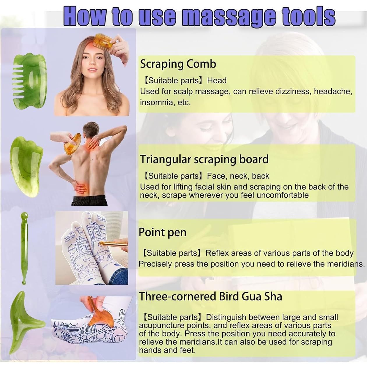 Foot Massage Reflexology Socks Set,Professional Reflexology Socks with Tools …
