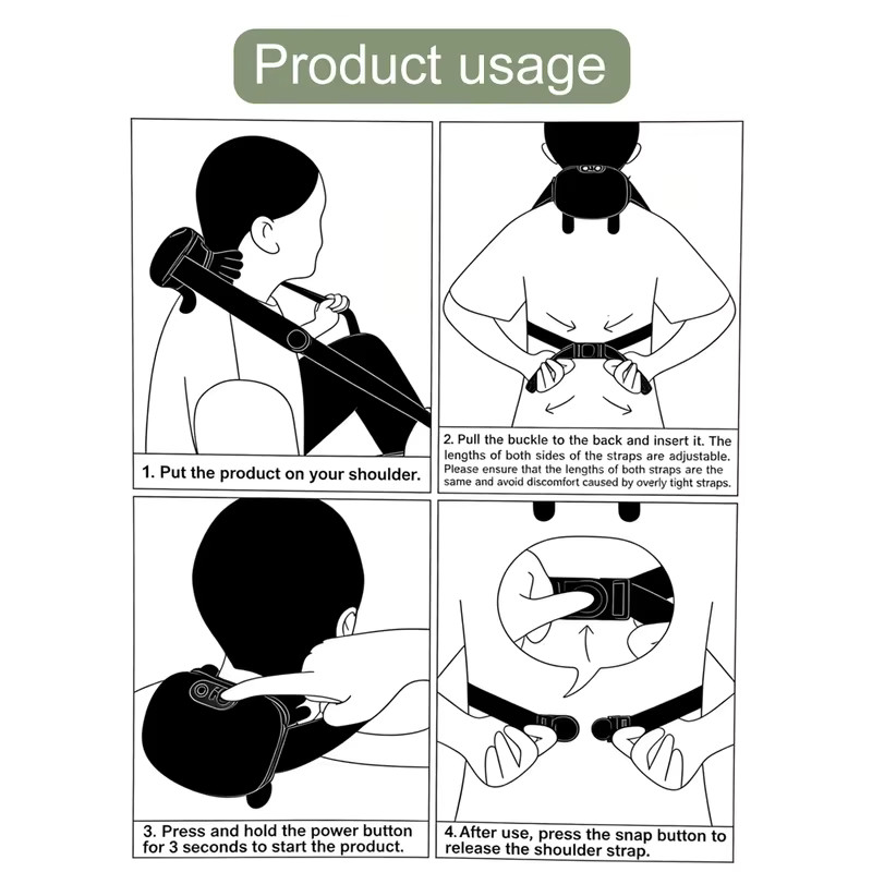 Bionic Neck, Shoulder and Trapezius Massager, Cervical Kneading Massage, brus…