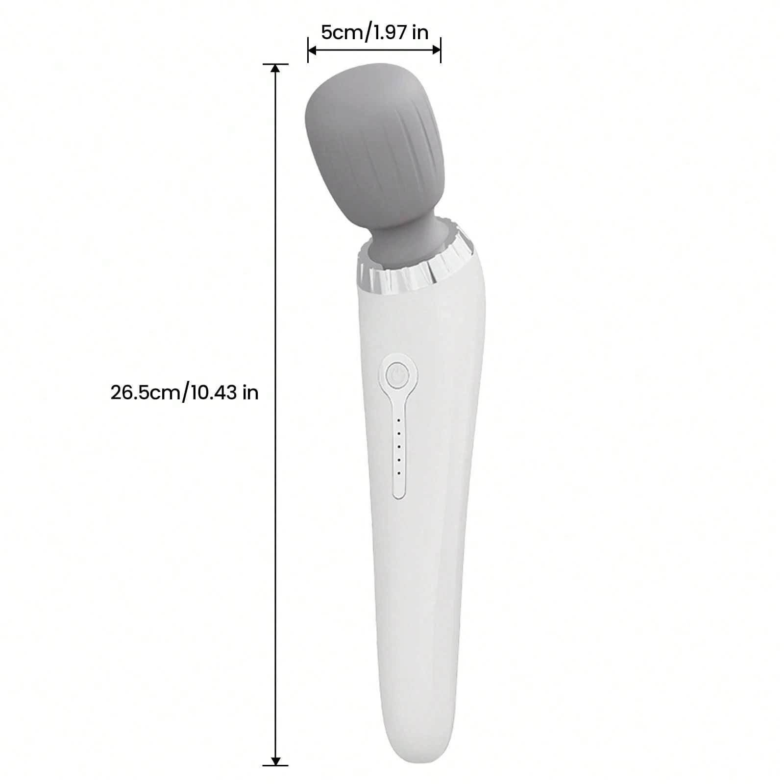 New ZenPulse Deep Tissue Massage Wand Pink 5 Speed Portable Pain Relief Gift