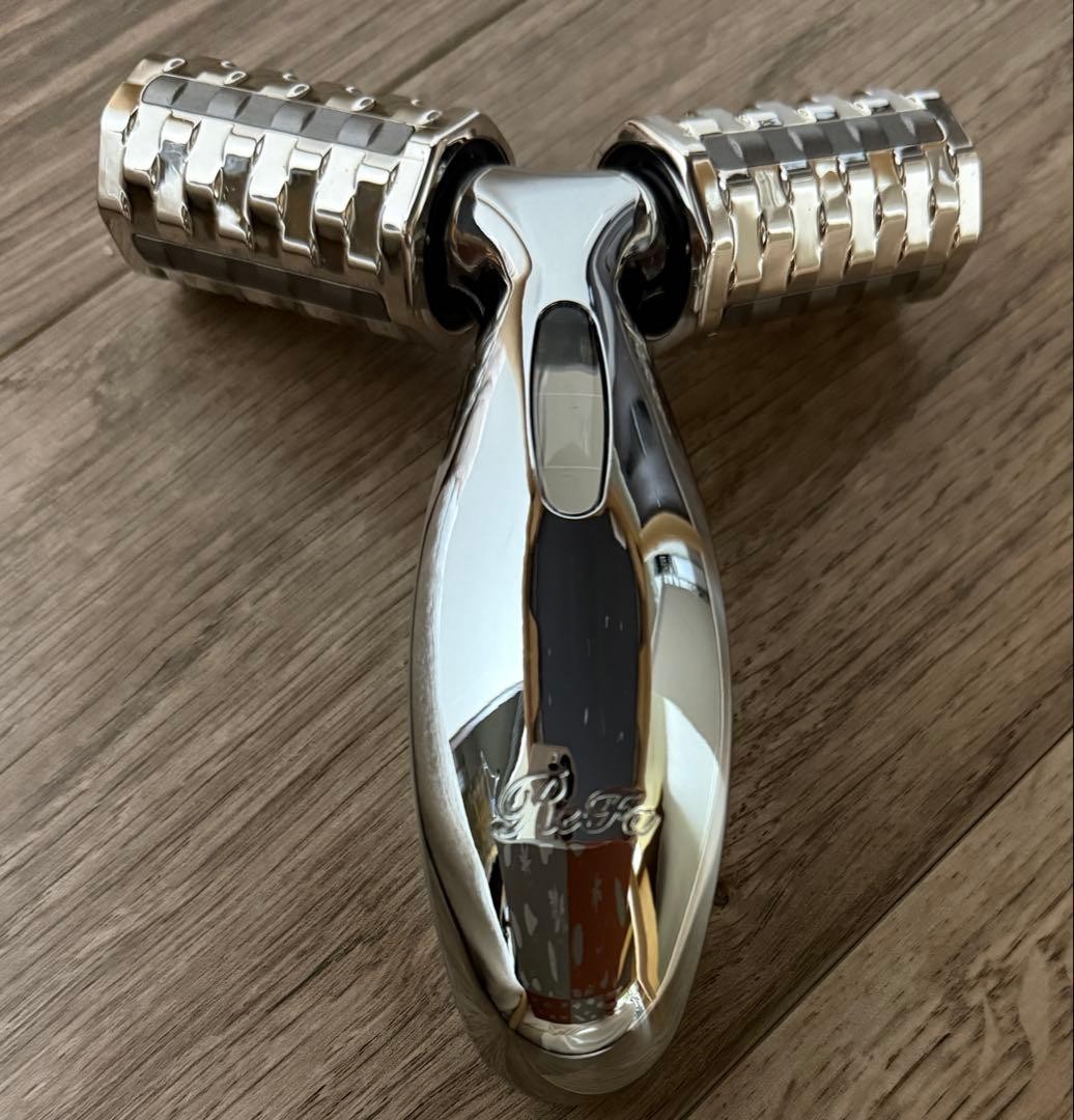 MTG ReFa PRO Silver Y-Shaped Double Roller Face Body Massager Beauty Tool Japan