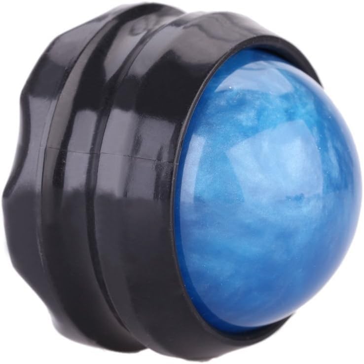 Massage Ball Roller Pain Relief Self Therapy Sore Muscle Joint Blue