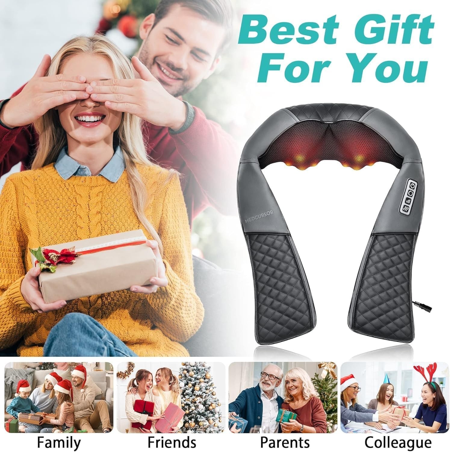Portable Electric Shiatsu Back Massager