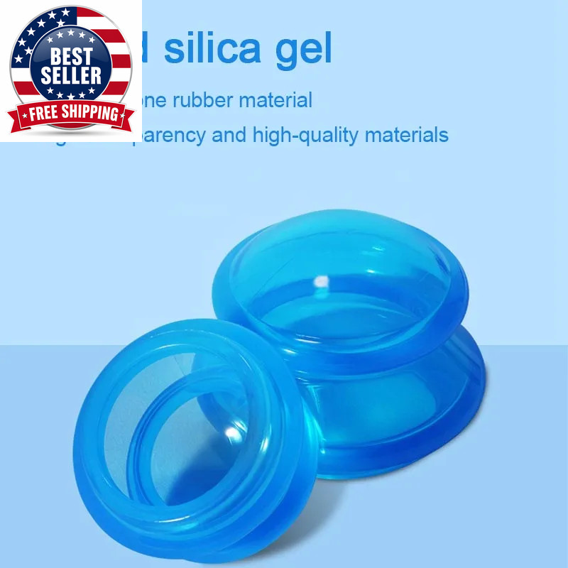 New Vacuum Silicone Jars Massage Cups Silicone Cups Massage Body Cupping Celluli