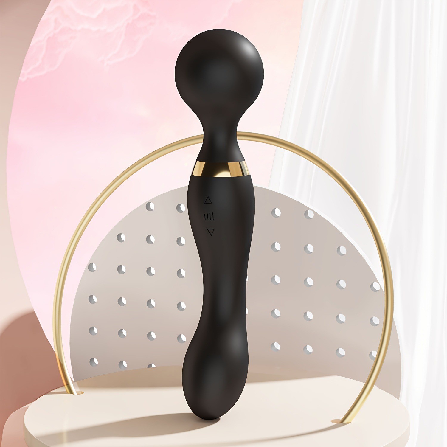 Silicone-Double-Head-Big-Full-Body-Massager-Vibrator-Mute Rechargeable 20 Speeds