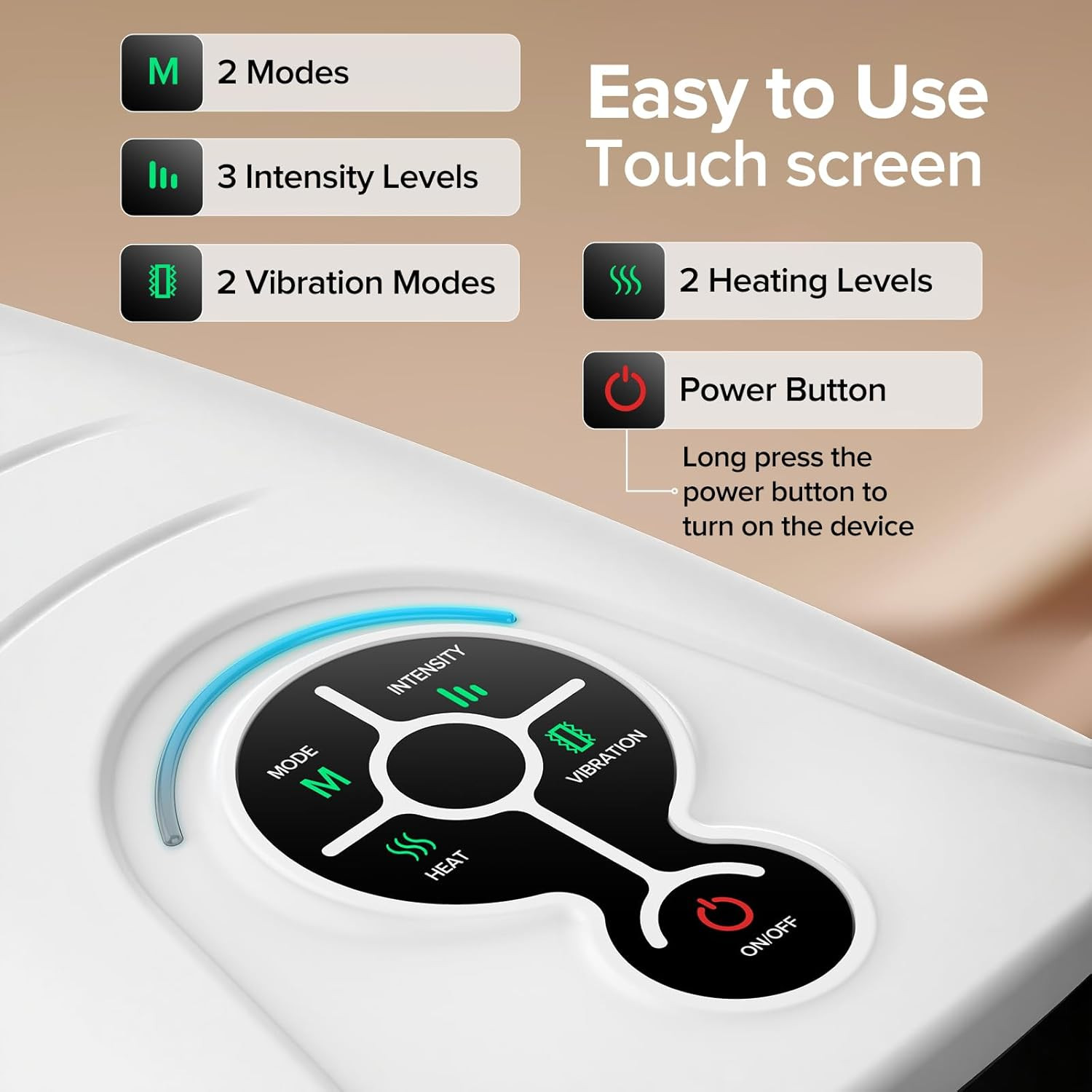 Electric Hand Massager with Heat Compression Cordless Arthritis Carpal Tunnel