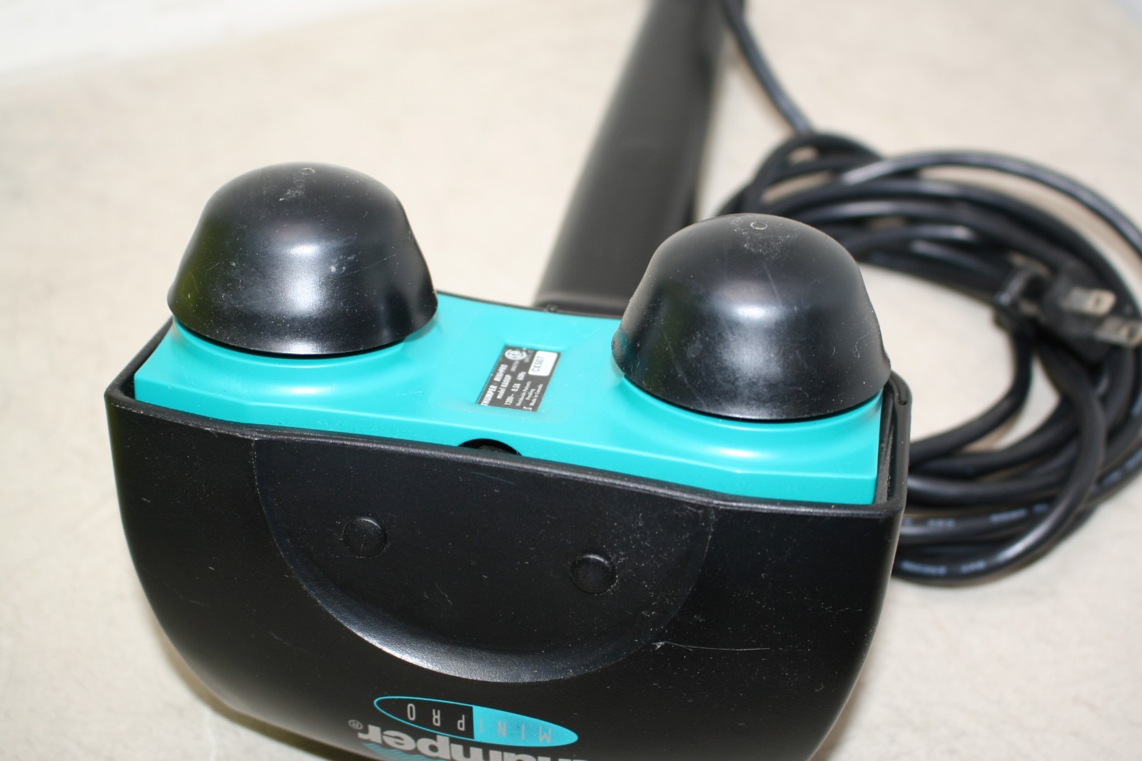 Thumper Mini Pro Handheld Percussive Massager Black Purple Model NA00P Tested