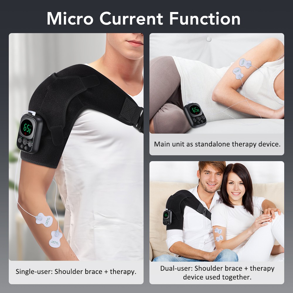 APP Control Electric Heating Vibration Massager For Shoulder Knee Pain Relief