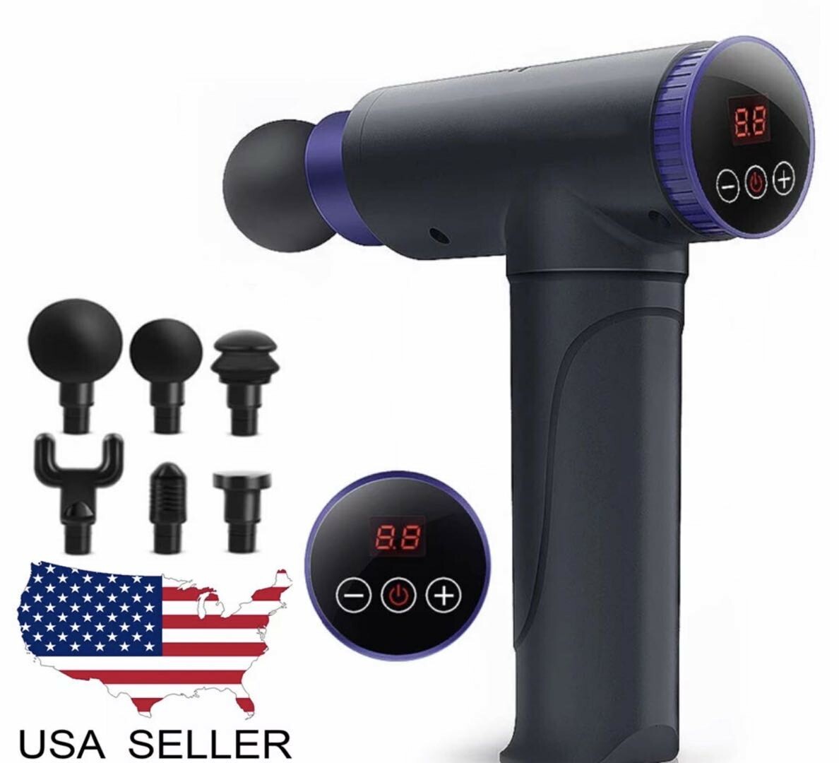 Massage Gun Percussion Massager 22 Speeds Deep Tissue Muscle Vibrating Relaxing
