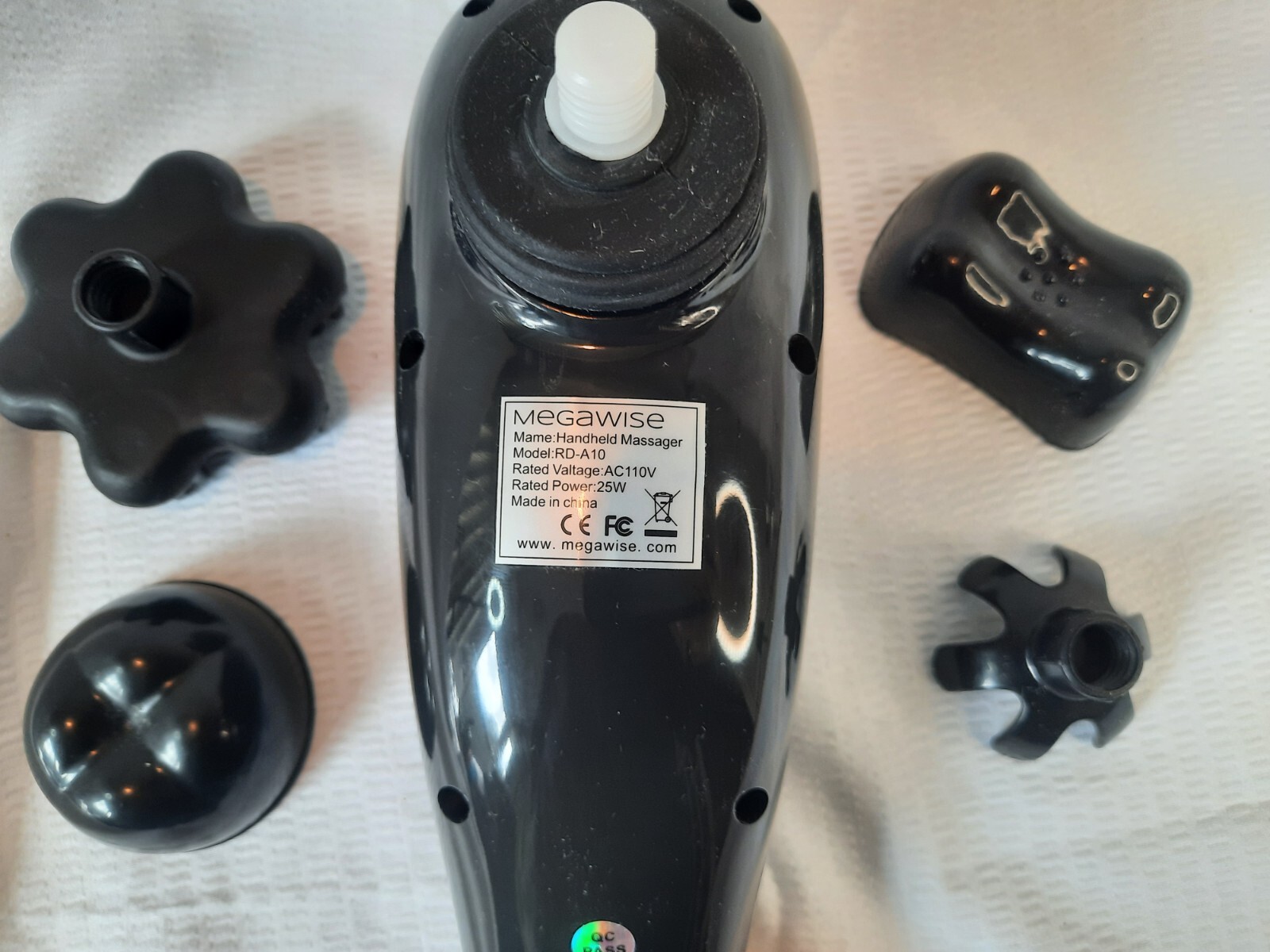 MEGAWISE Massager Handheld Deep Tissue Neck Back Massager RD-A10