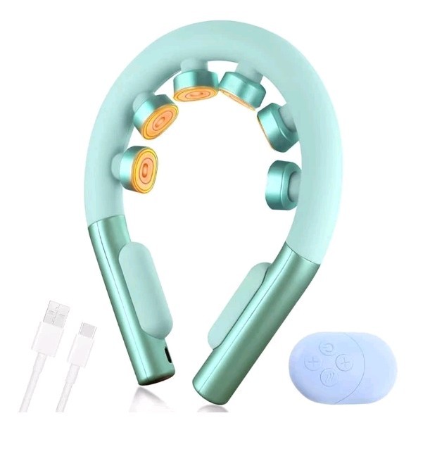 Neck Massager with Heat for Deep Tissue Pain Relief, Soothing Neck Massager Sage