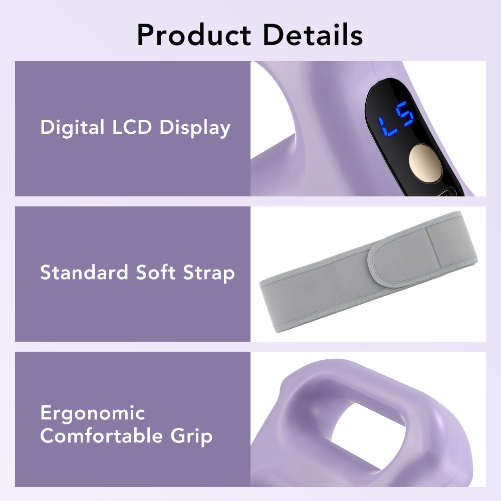Handheld Fascial Massage Ring Deep Tissue Slimming Belt Vibration Body Shaping