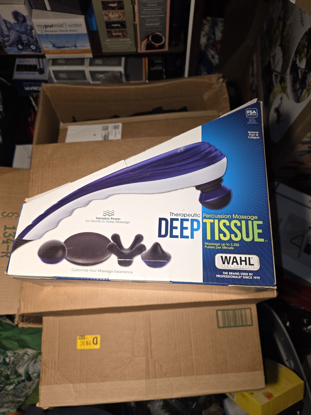 Wahl Therapeutic Deep Tissue Percussion Massager With Variable Power