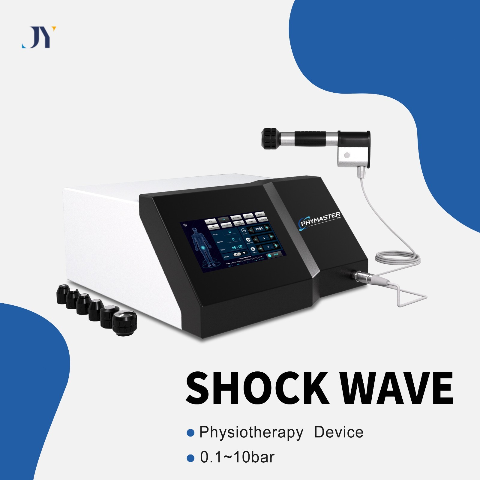 Professional ESWT Pneumatic Shockwave Therapy Machine ED Pain Relief Treatment