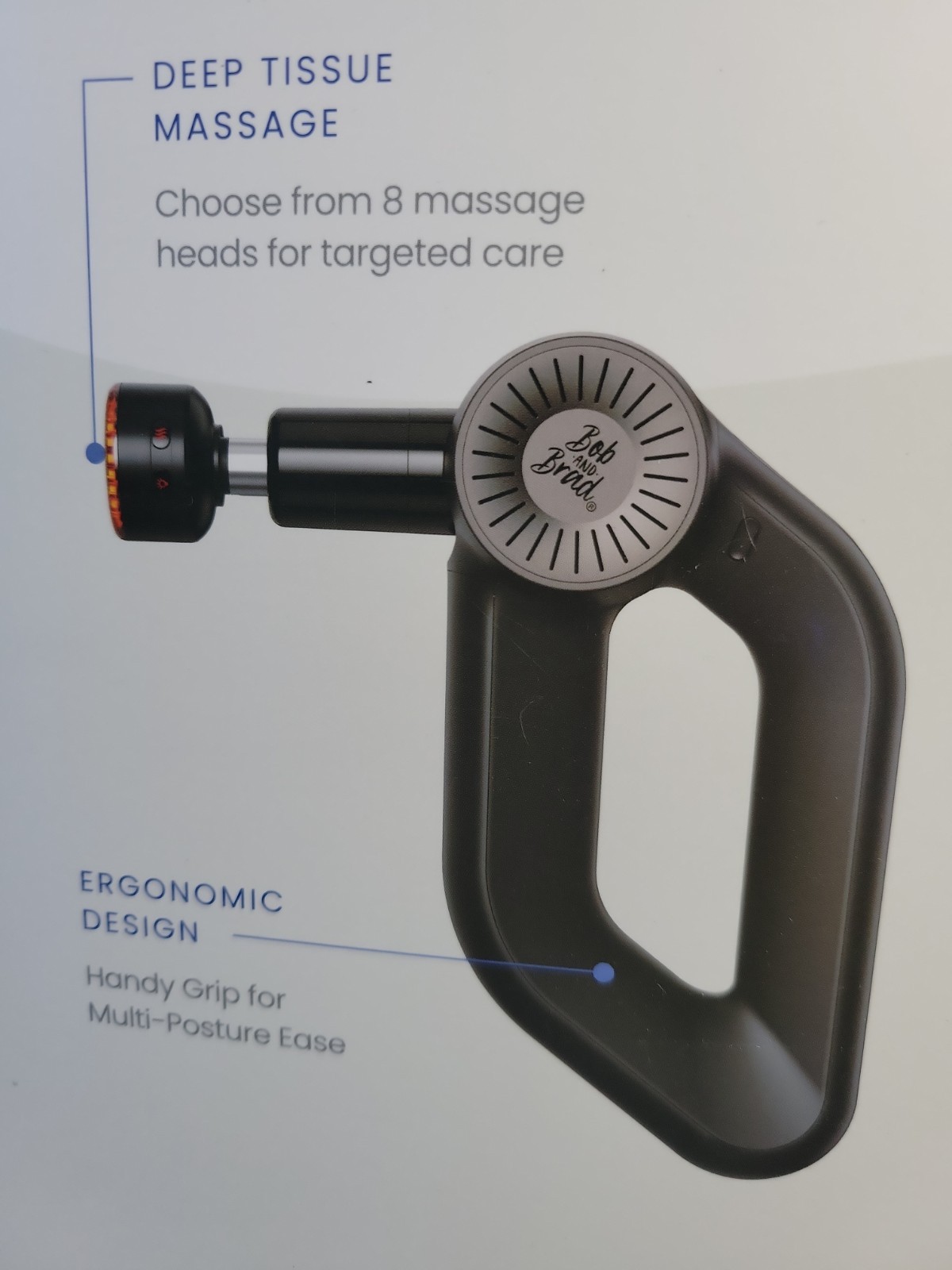 Bob and Brad D6 Ultra Professional Muscle Handheld Massager Gun for Athletes