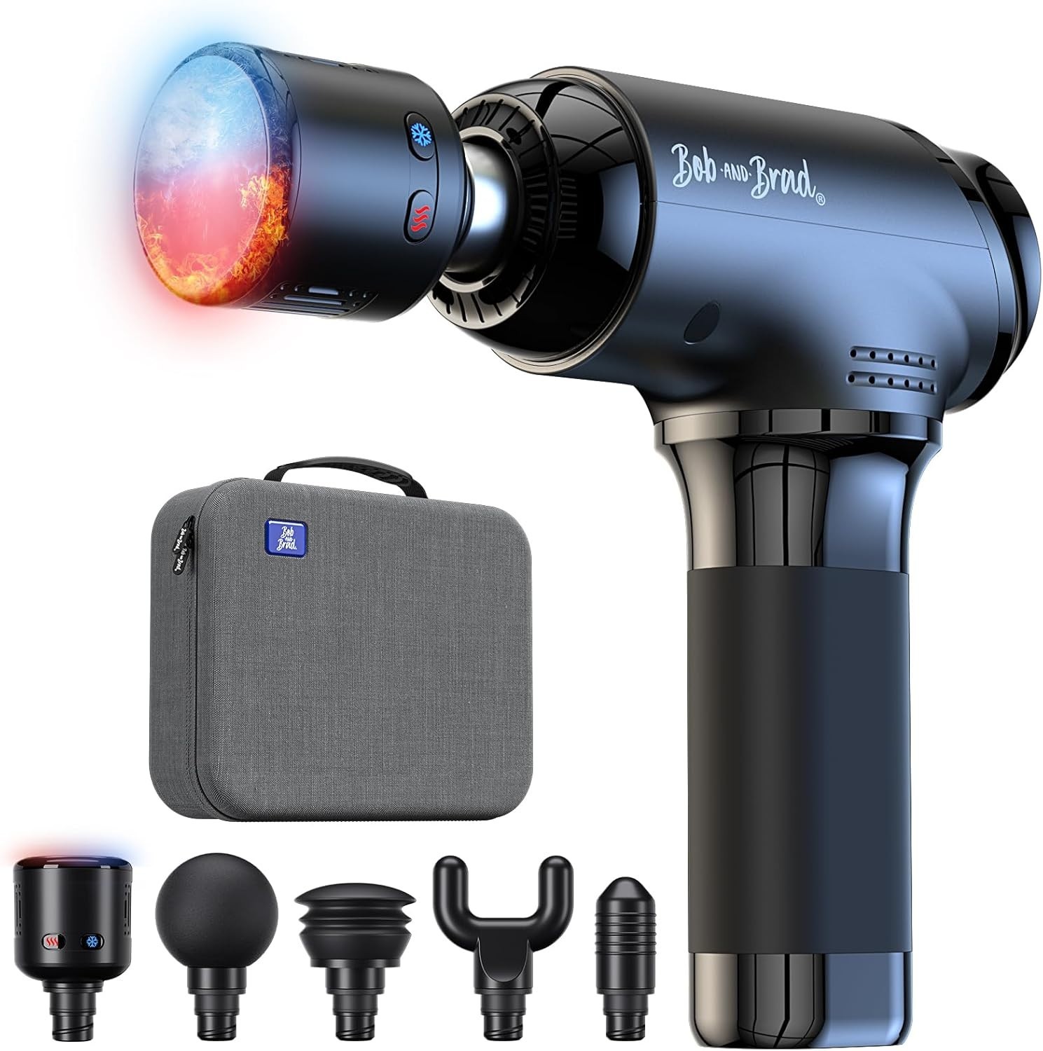 Ultimate Pain Relief – Cordless Deep Tissue Massage Gun with Heat & Cold Therapy