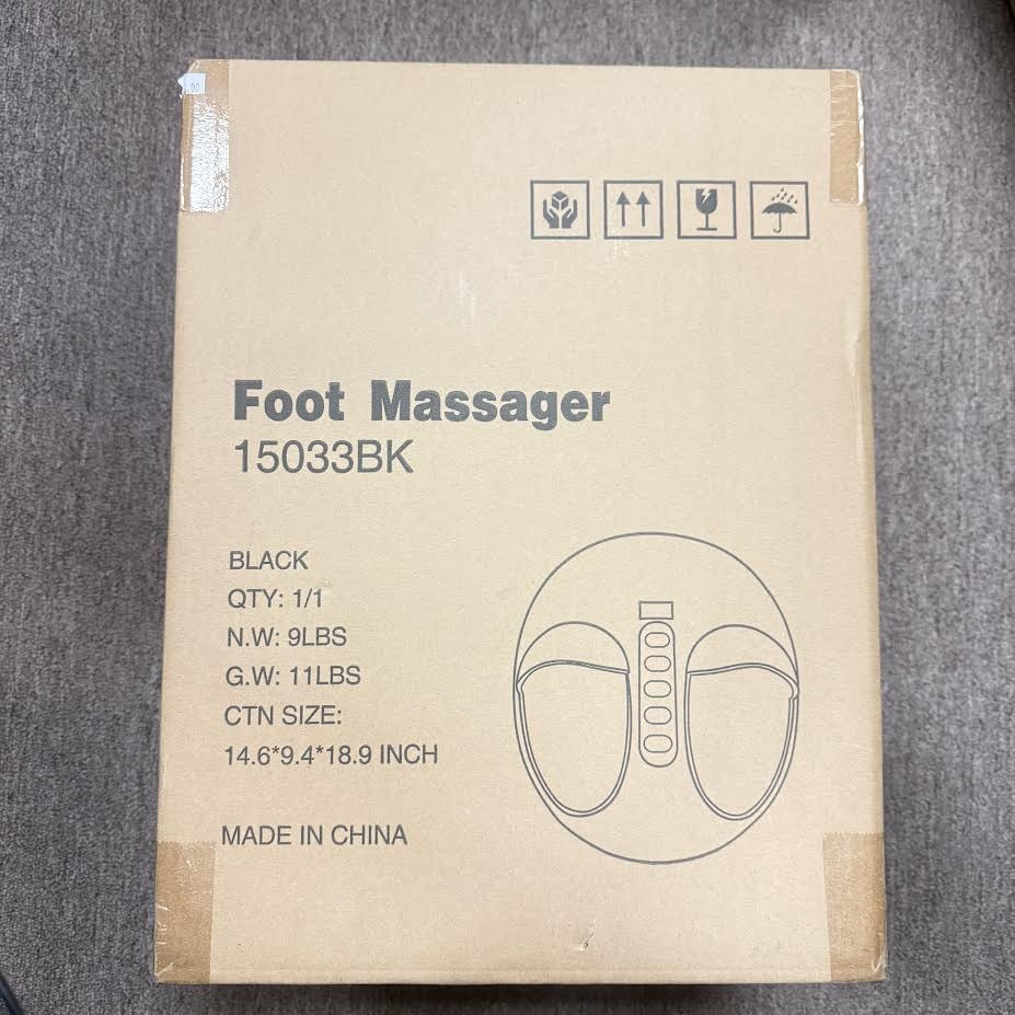 Homedex Foot Massager Machine With 5 Massage Modes Size:14.6*9.4*18.9inch