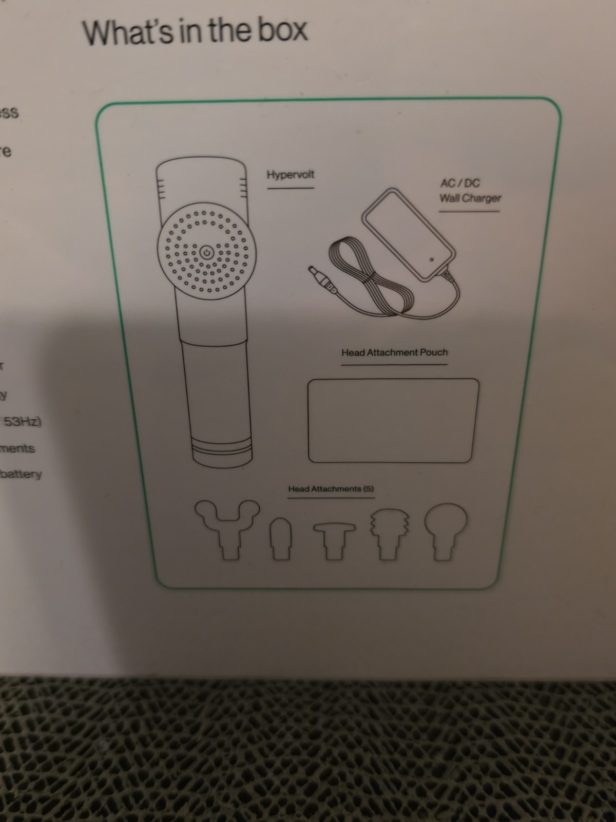 Hyperice Hypervolt, Handheld Percussion Massage Device, New Sealed, Gray