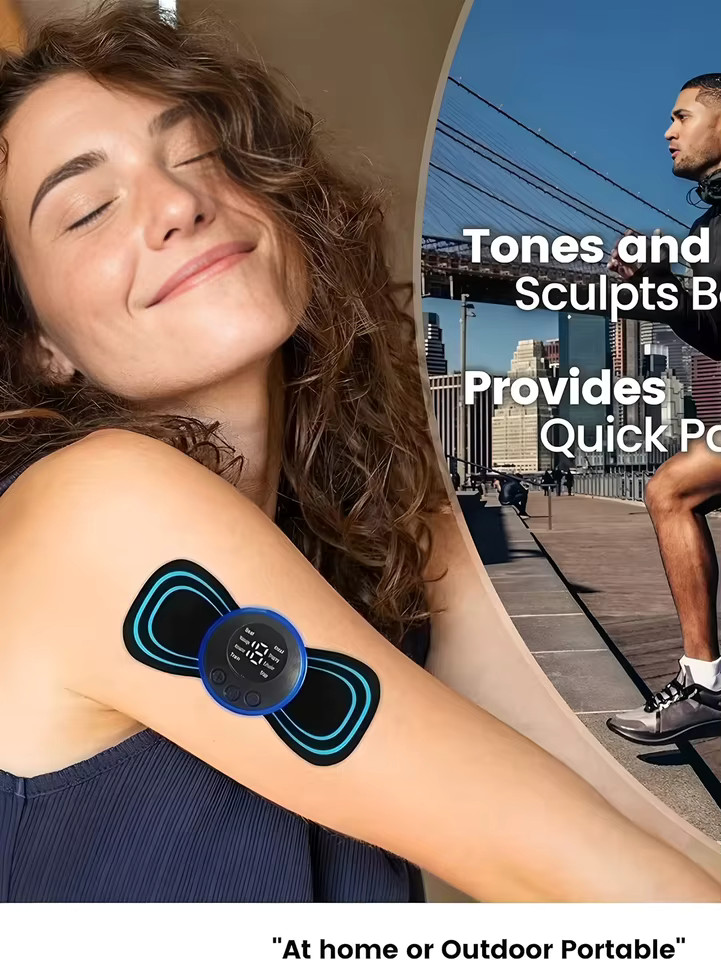 Electric EMS Neck Massager, mini cervical back patch, stimulator, massage mat…