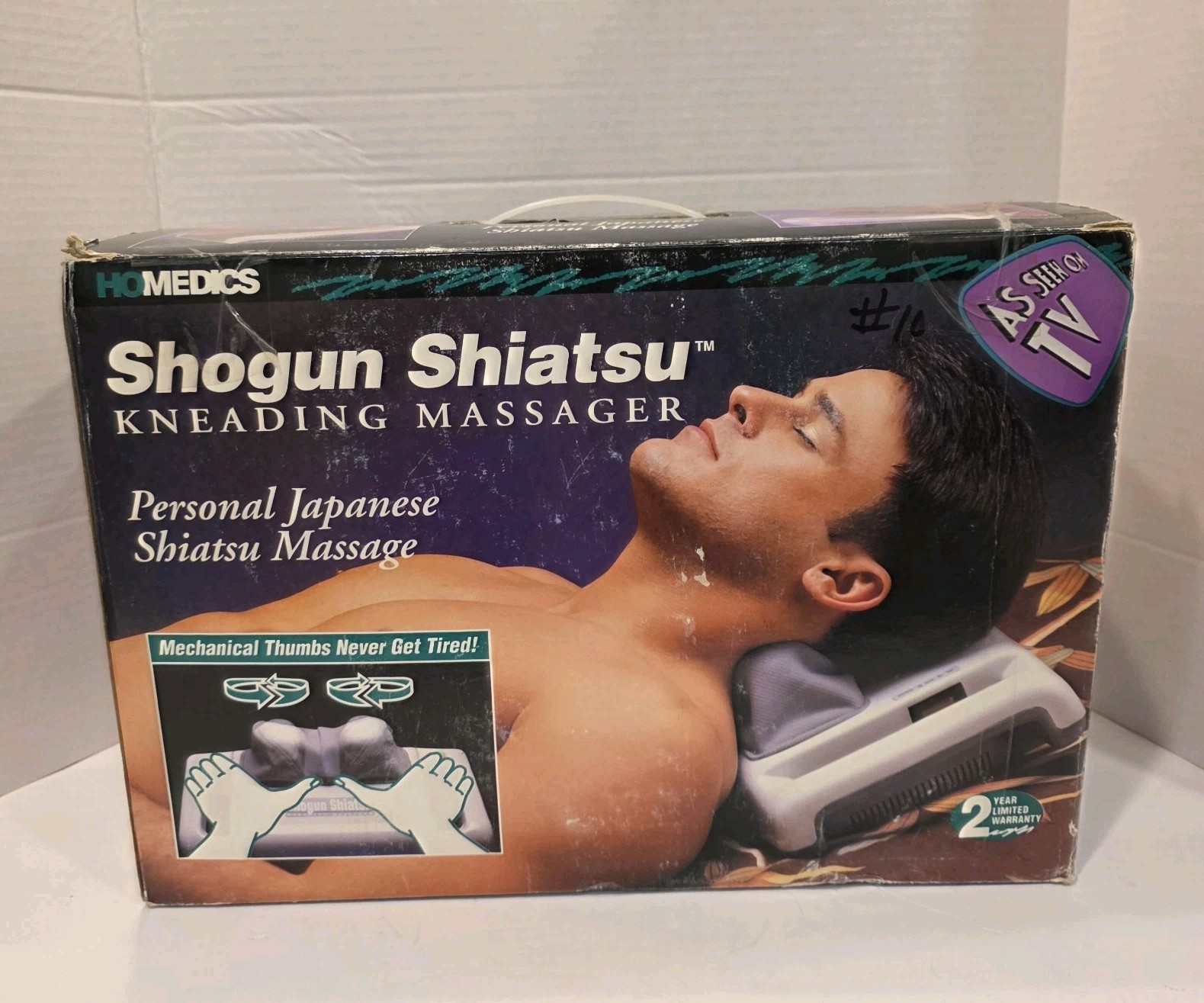 Homedics SHOGUN SHIATSU Kneading Massager Japanese Foot Neck Body Tested Working