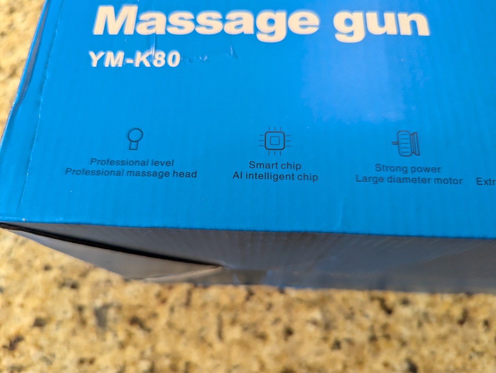 16 Head Massage Gun YM-K80 Multi Point Unit Grey