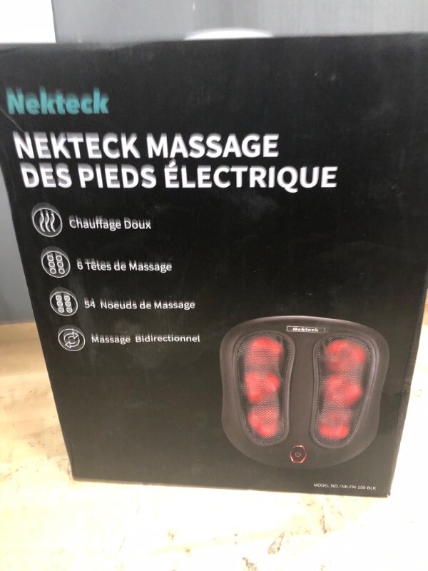 Nekteck Foot Massage Machine – Black (NK-FM-100)