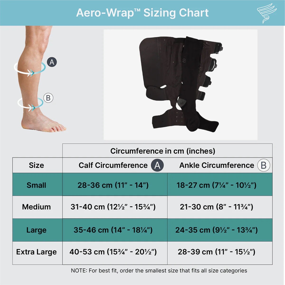 Sun Scientific Aero-Wrap Gradient Compression Unilateral Large Flex