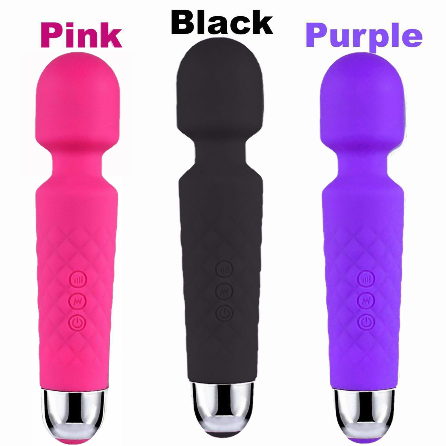 Powerful Mini Multi-Speed Magic Massager Wand Massage Full Body USB Rechargeable