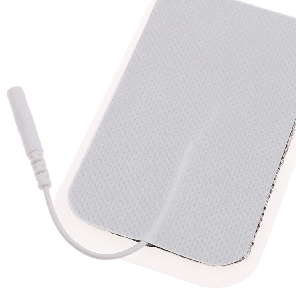1/4x Tens Machine Electrode Pad Self-adhesive for Massagers Reusable Health Care