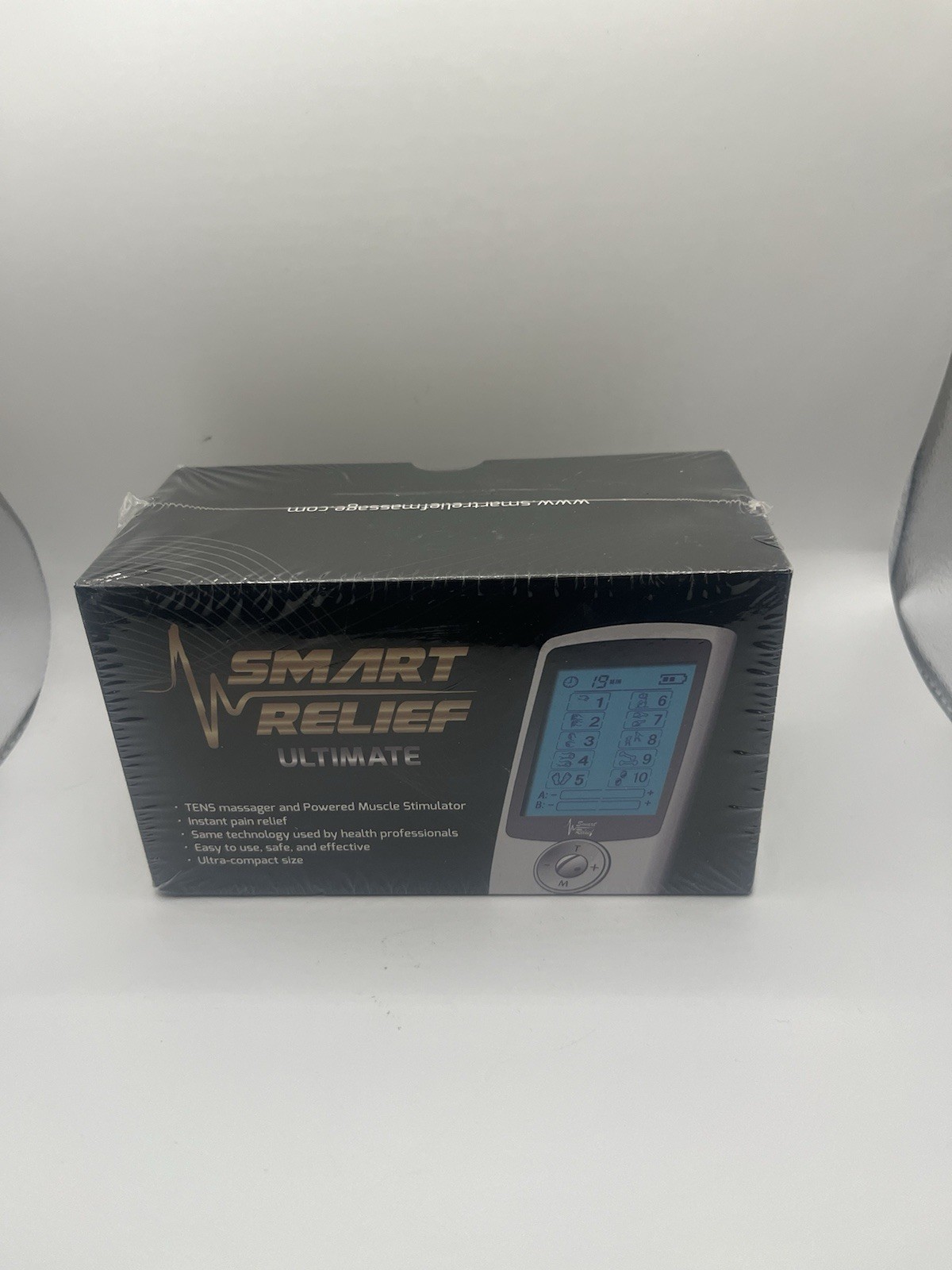 Smart Relief Ultimate TENS massager And Muscle Simulator Compact Sealed