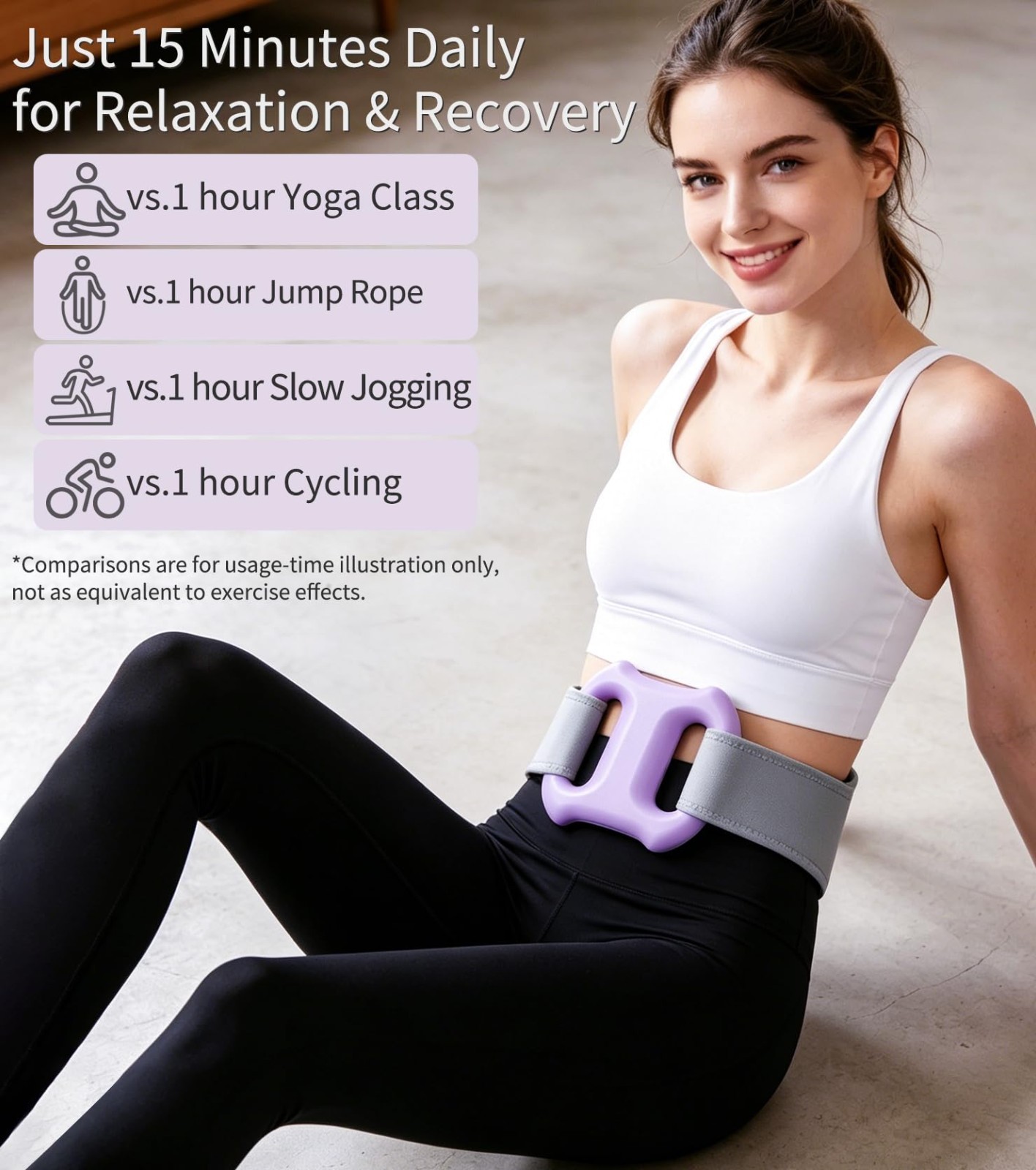Portable Vibrating Fascia Ring – Deep Tissue Massage Tool for Muscle Recovery &