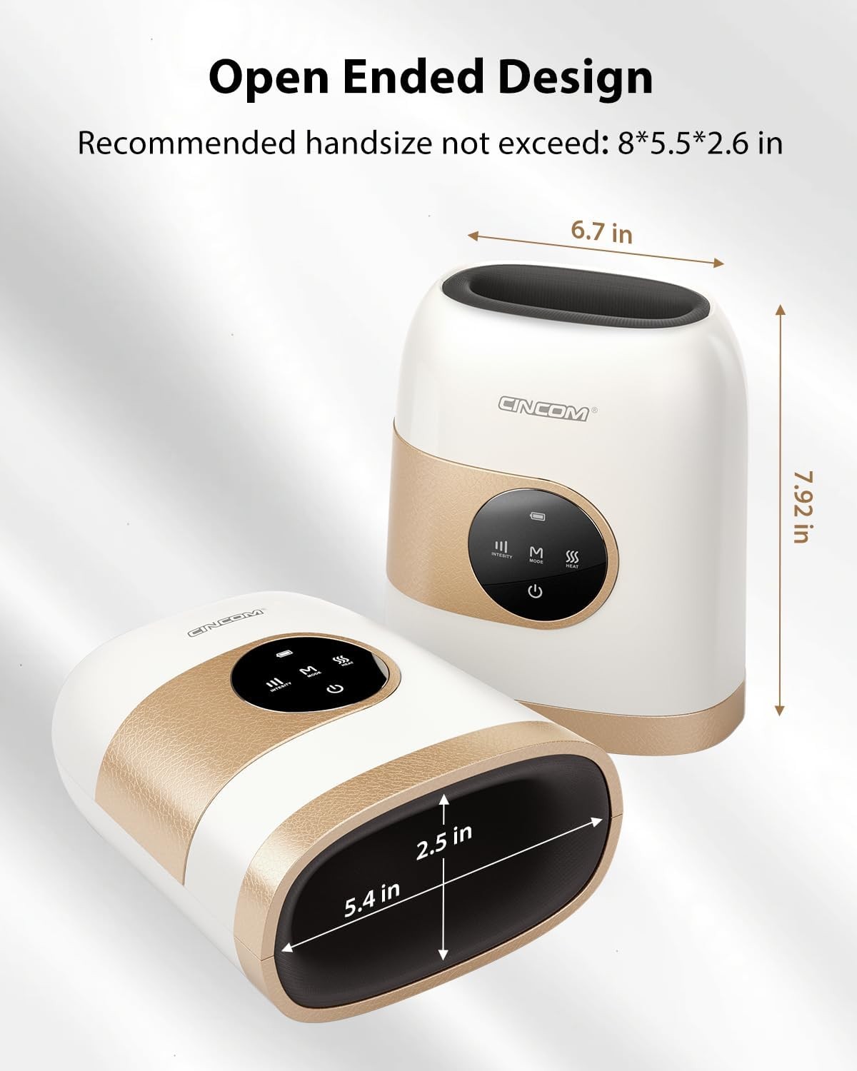 Upgraded Hand Massager w/ Heat Compression Cordless Arthritis Carpal Tunnel