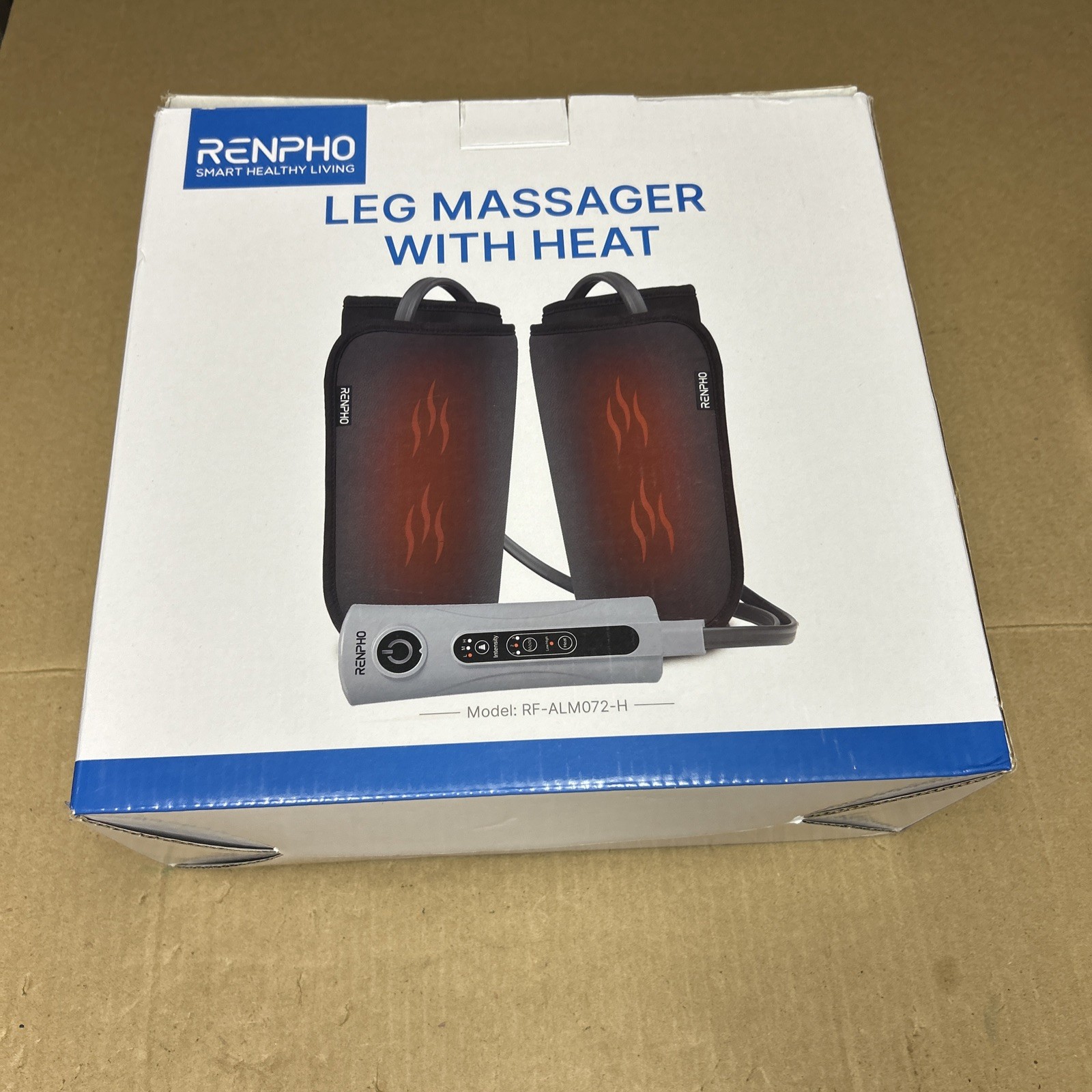 Renpho RF-ALM072-H Leg Massager with Heat New Open Box