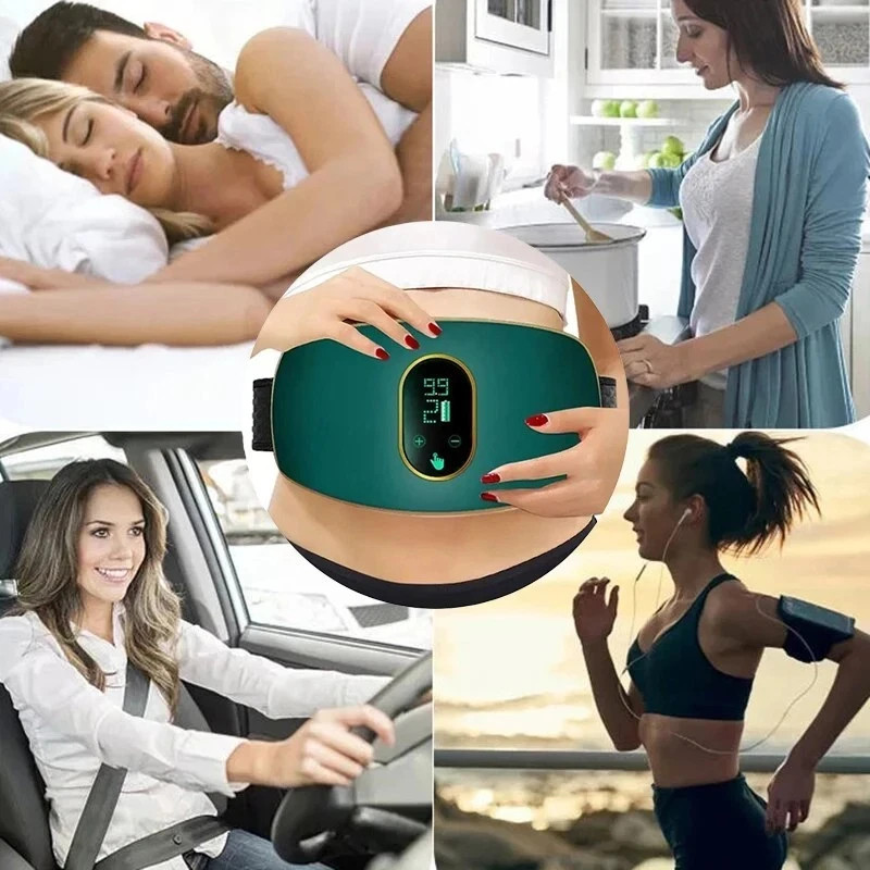 Electric Fat Burn Slimming Machine Weight Loss Belly Body Thin Massage Belt AU