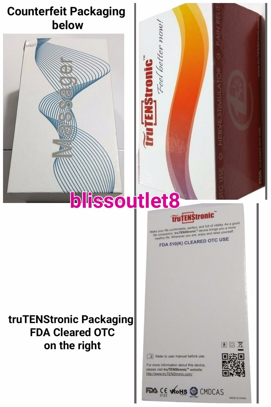 TENS EMS Machine 36 modes Electronic Pulse Massager Muscle Stimulator Therapy XL