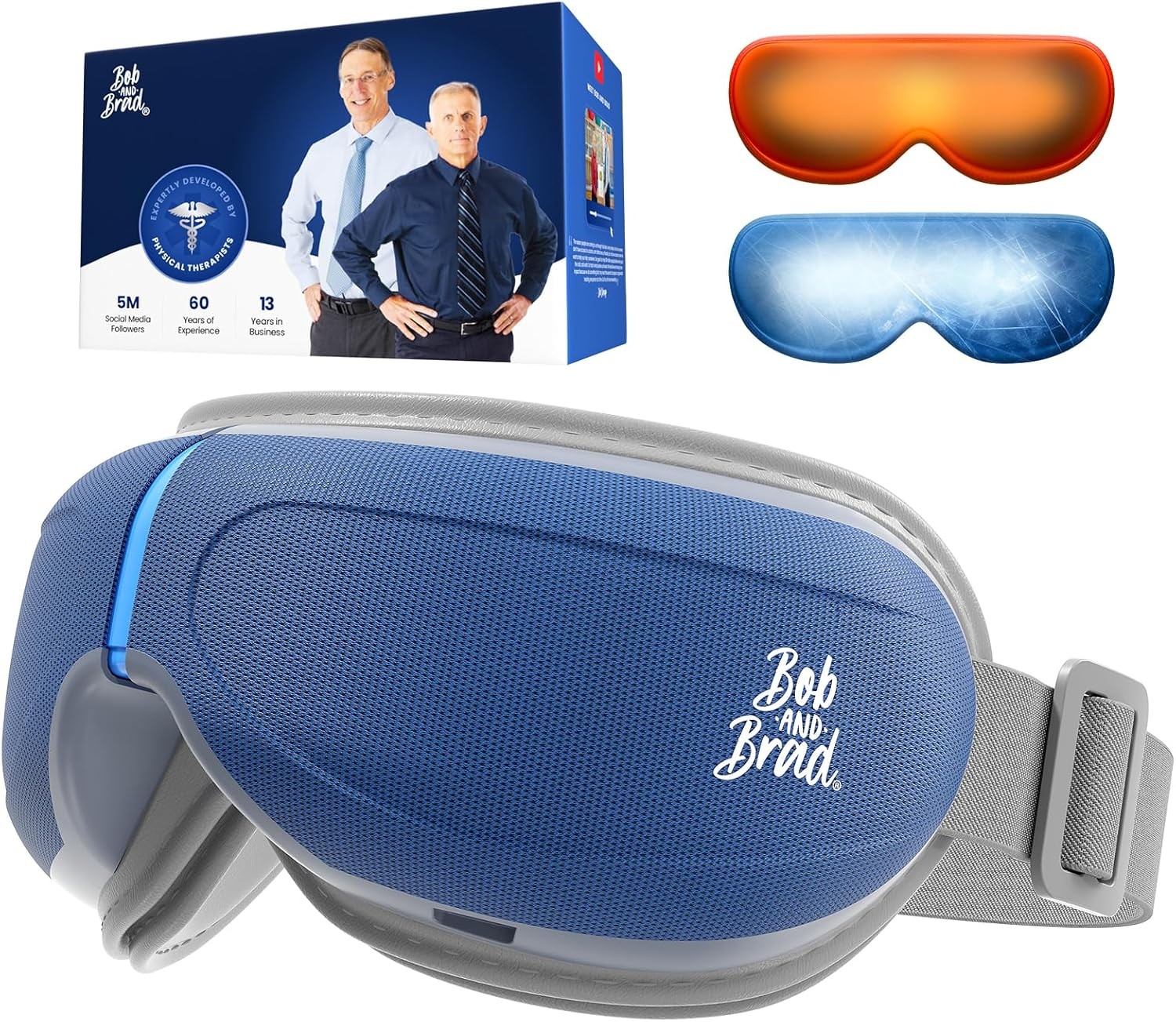 Bob and Brad Smart Eye Massager with Remote Relax Heated Mask FSA/HSA Eligibe