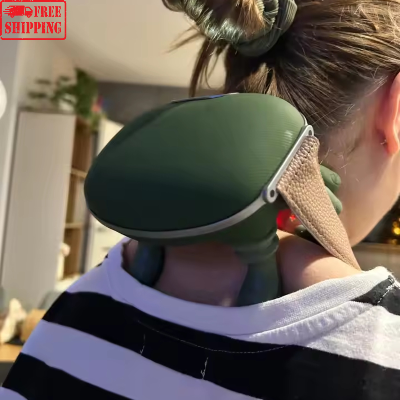 Electric Neck Shoulder Massager N7 Deep Tissue Kneading Shiatsu Back Massage Sha