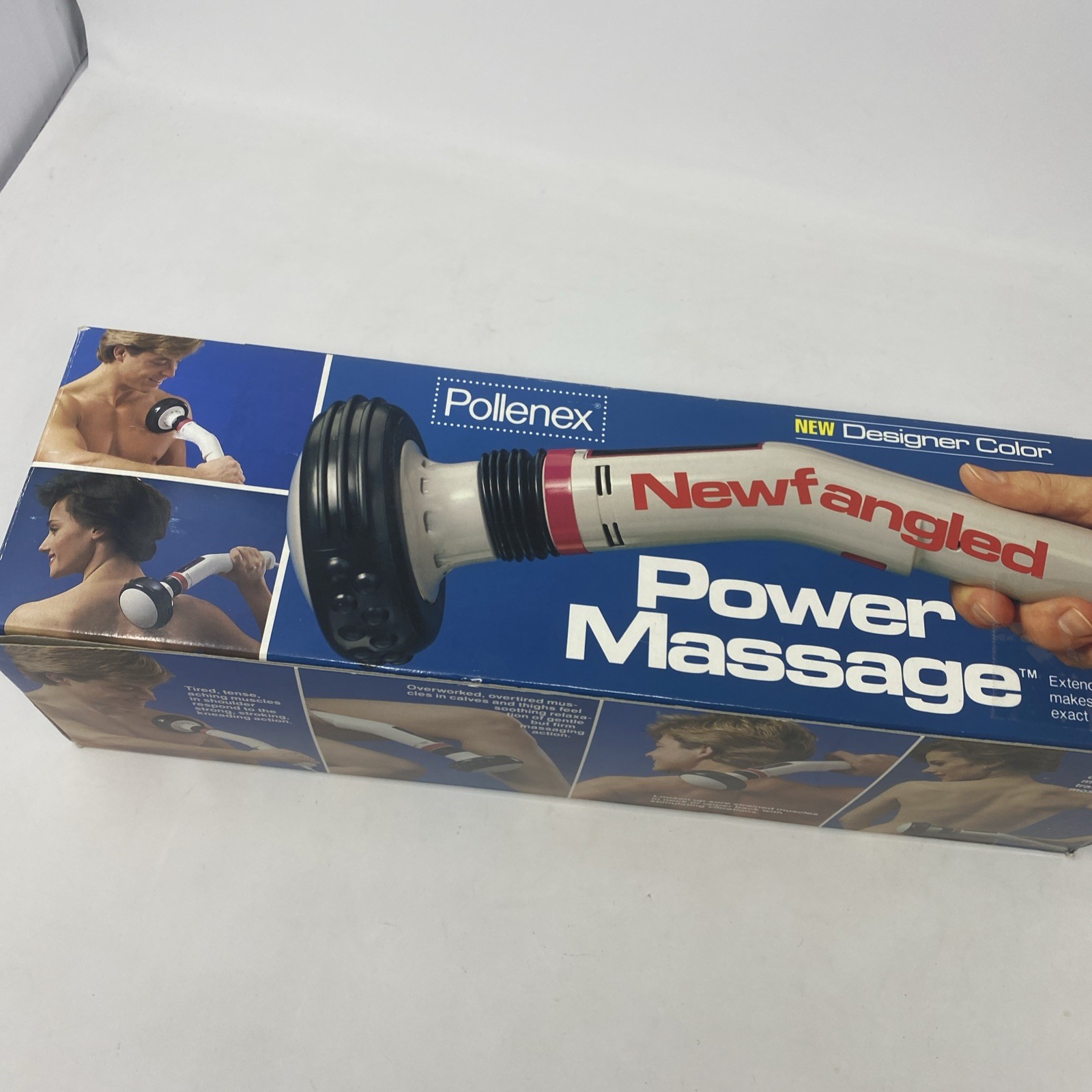 Vintage Pollenex Power Massage Massager 2 Speed WM16 New Fangled Tested Works