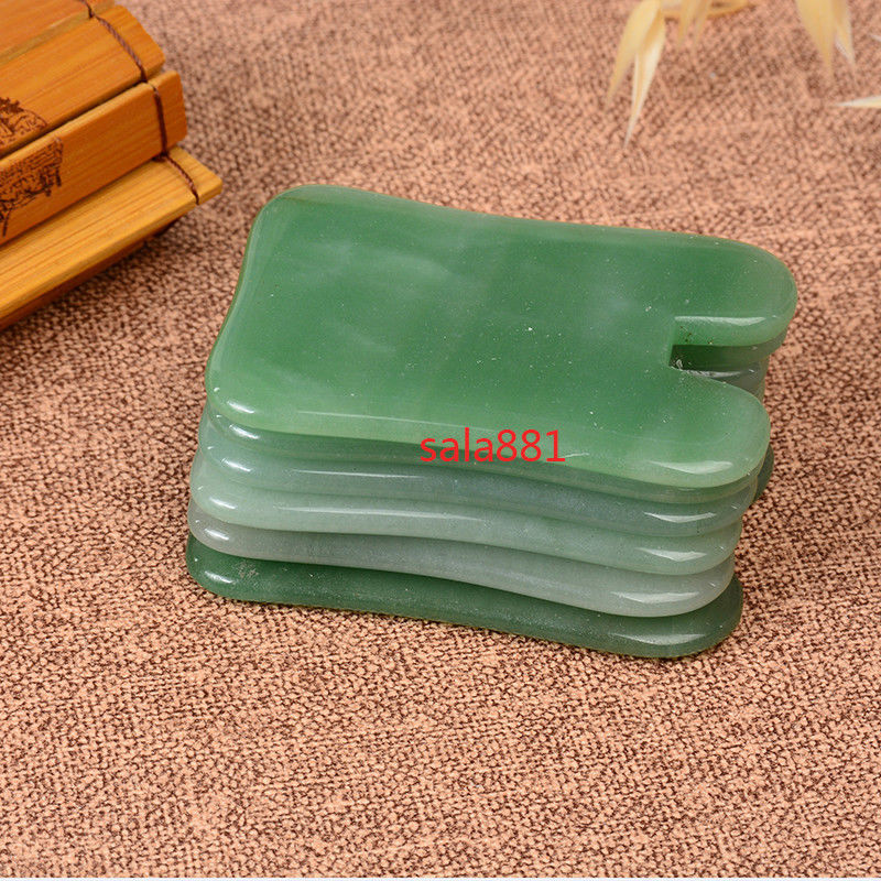 Natural Jade Stone Gua Sha Tools SPA Message Tool Jade Gua Sha Tool U Shape