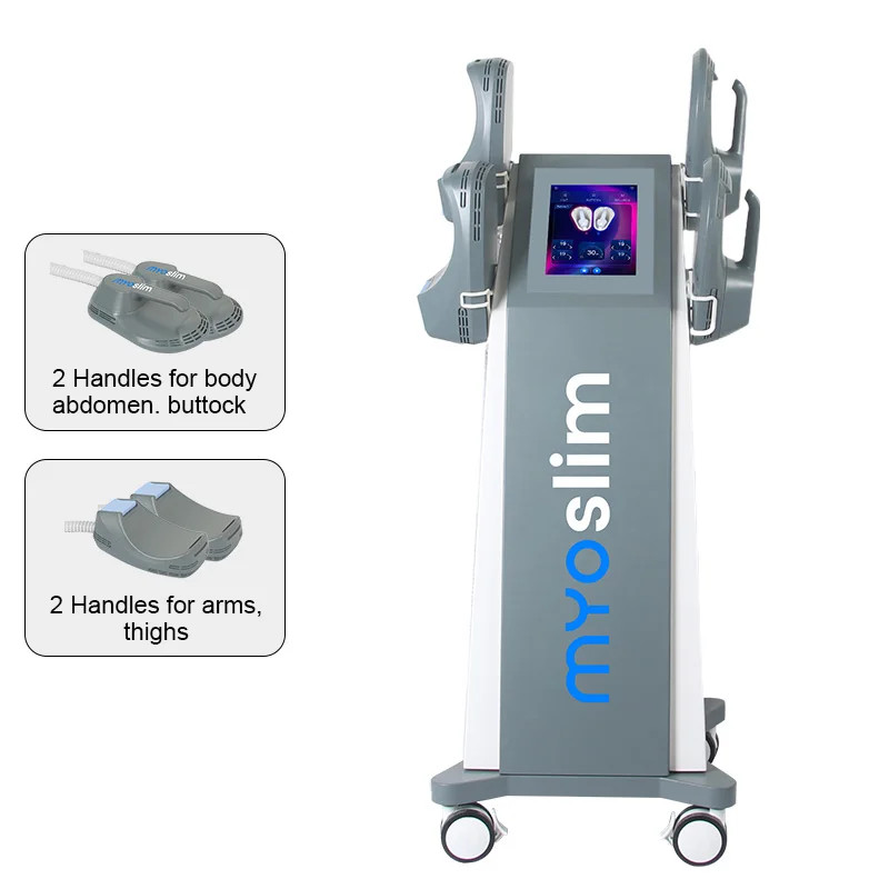 EMS Body Sculpt Machine with 4 Treatment Heads for Muscle Growth & Fat Reduction
